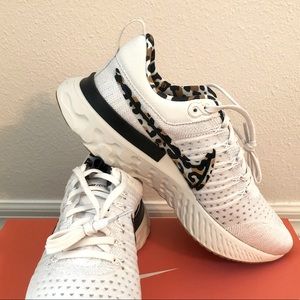 NWT Nike React Infinity Run Flyknit 2 - Cheetah Print Size 9 (or 8.5. *see note)